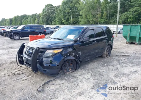 2014 Ford Explorer Police Interceptor z USA, uszkodzony, nr VIN 1FM5K8AR6EGC61624